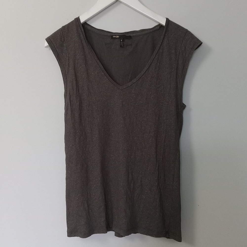 MAJE  | Sparkly Top